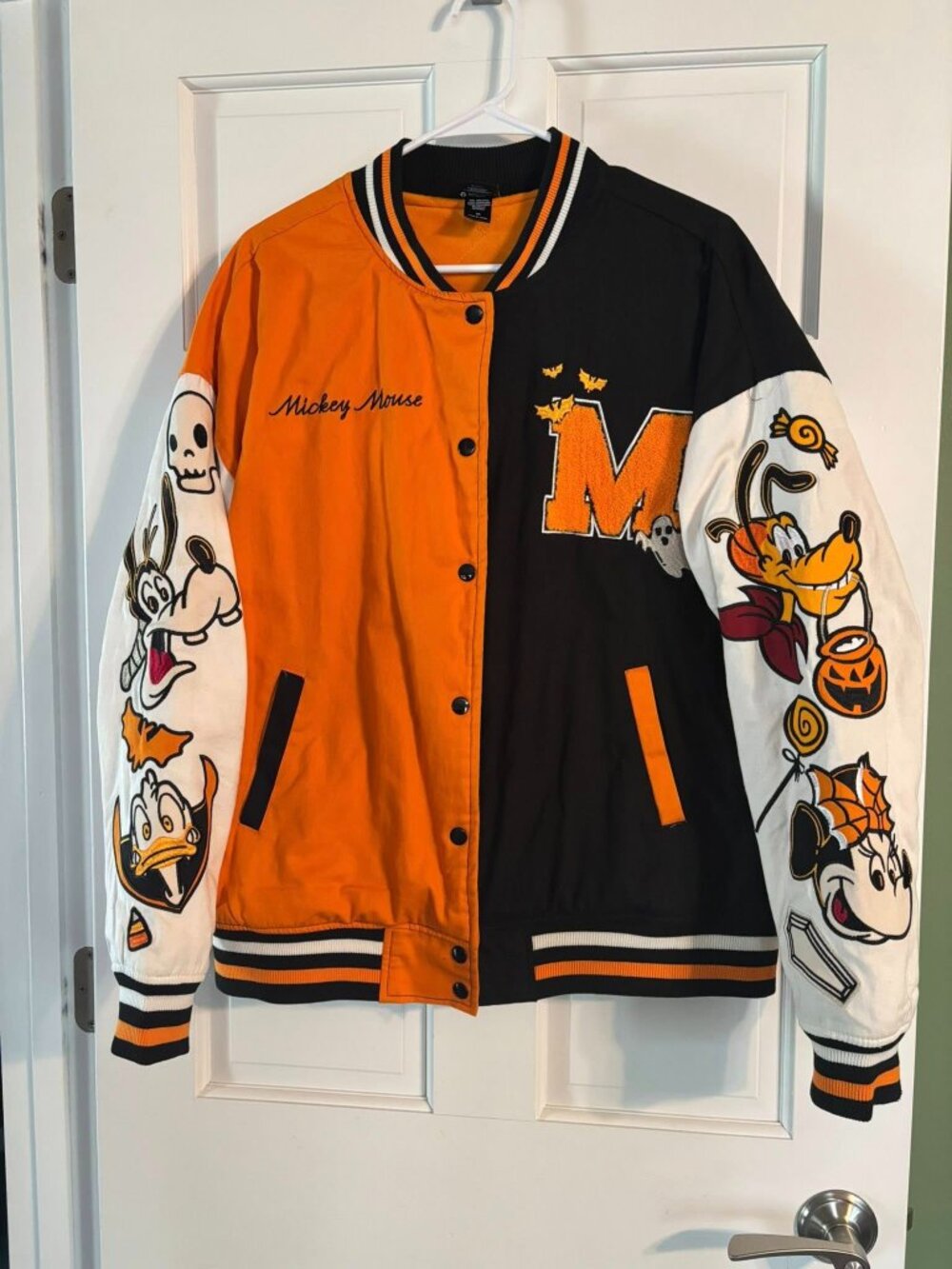Disney Mickey Mouse & Friends Halloween Varsity Jacket